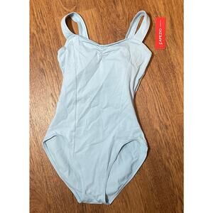 Capezio womans princess tank leotard sz medium-light blue -NWT
